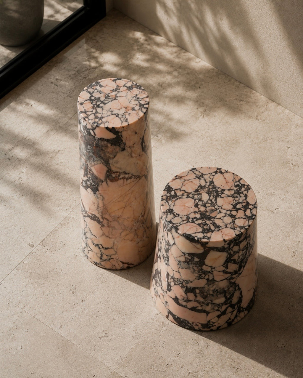 Himalayan marble side table