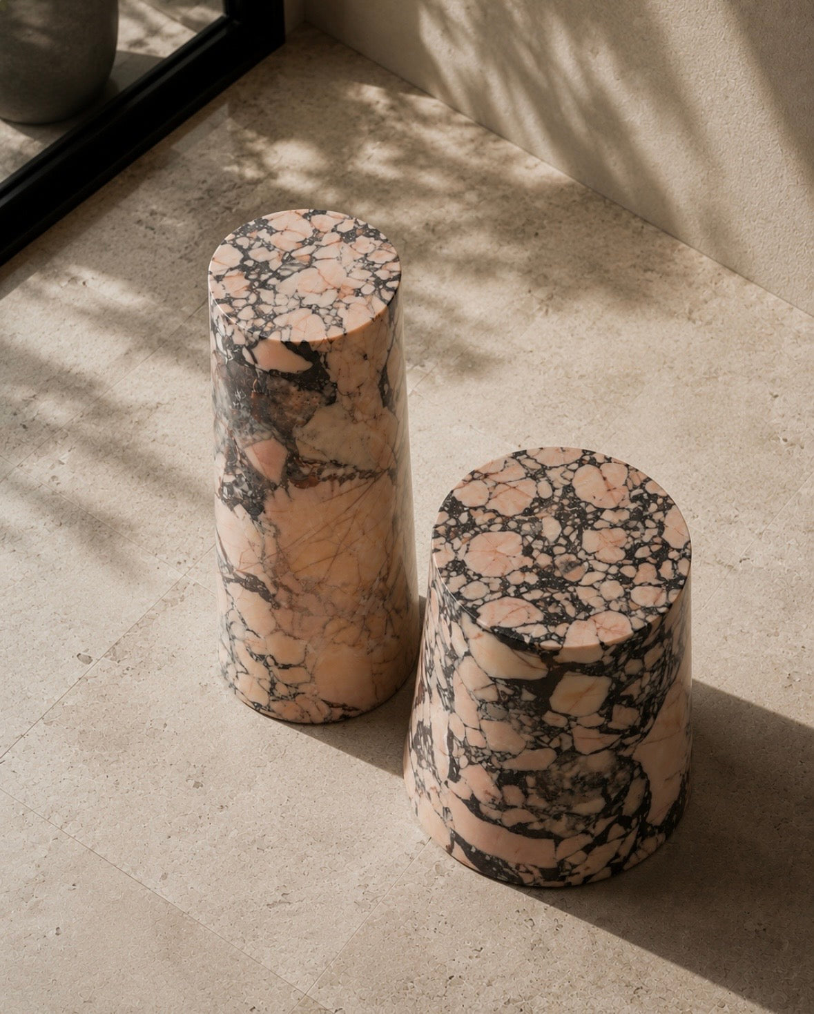 Himalayan marble side table