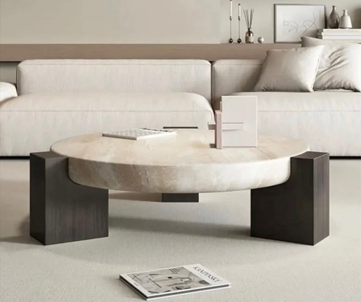 Cecil wooden frame coffee table