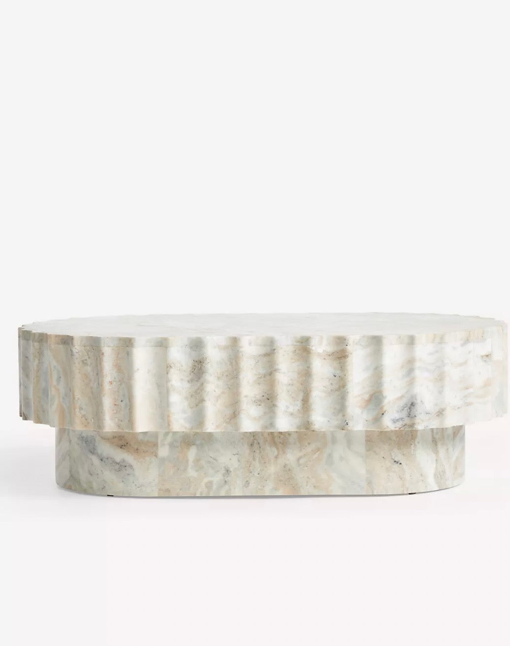 Concaved coffee table