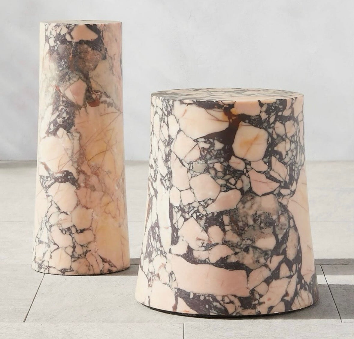 Himalayan marble side table