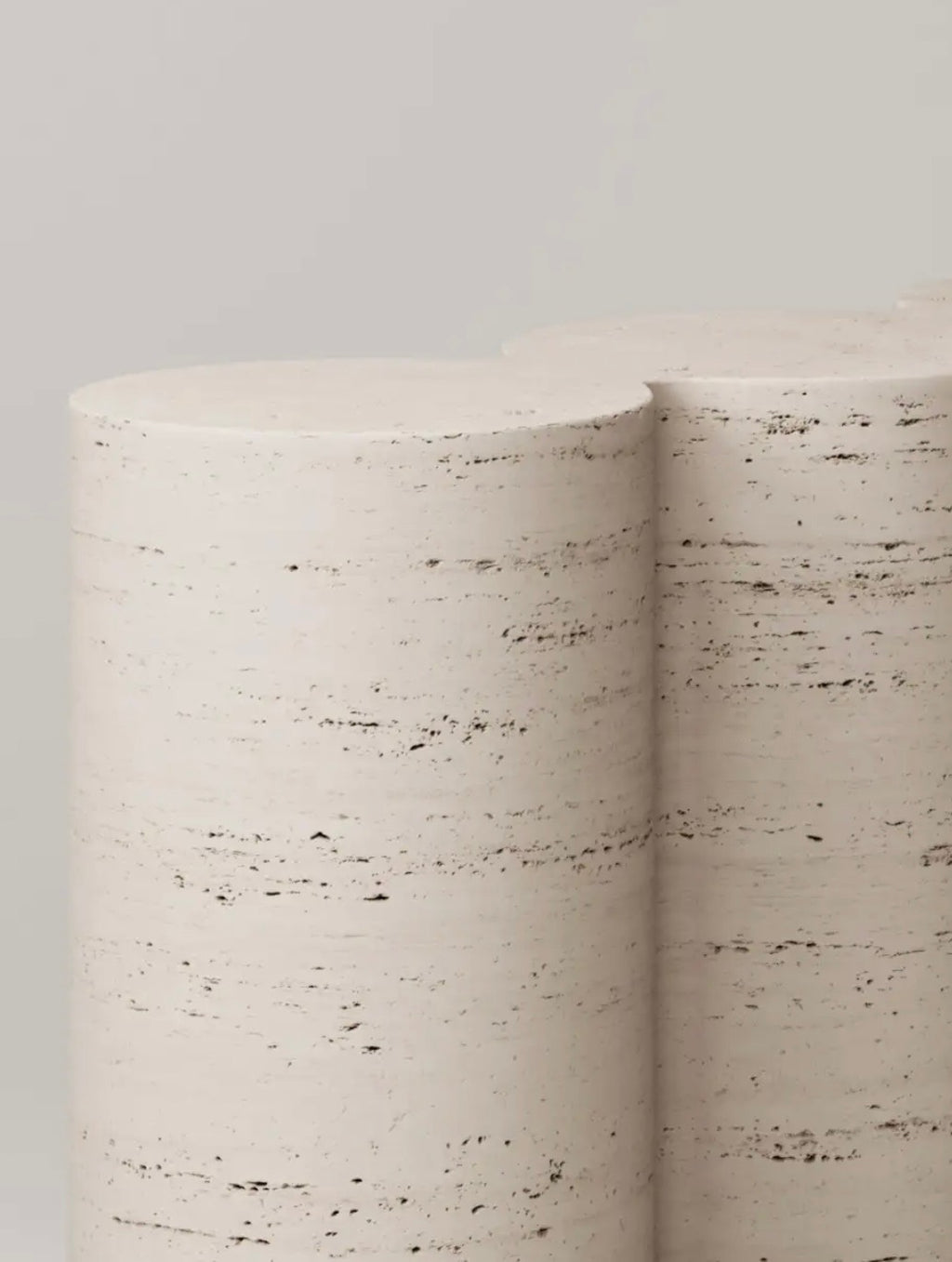 Cylinder console table