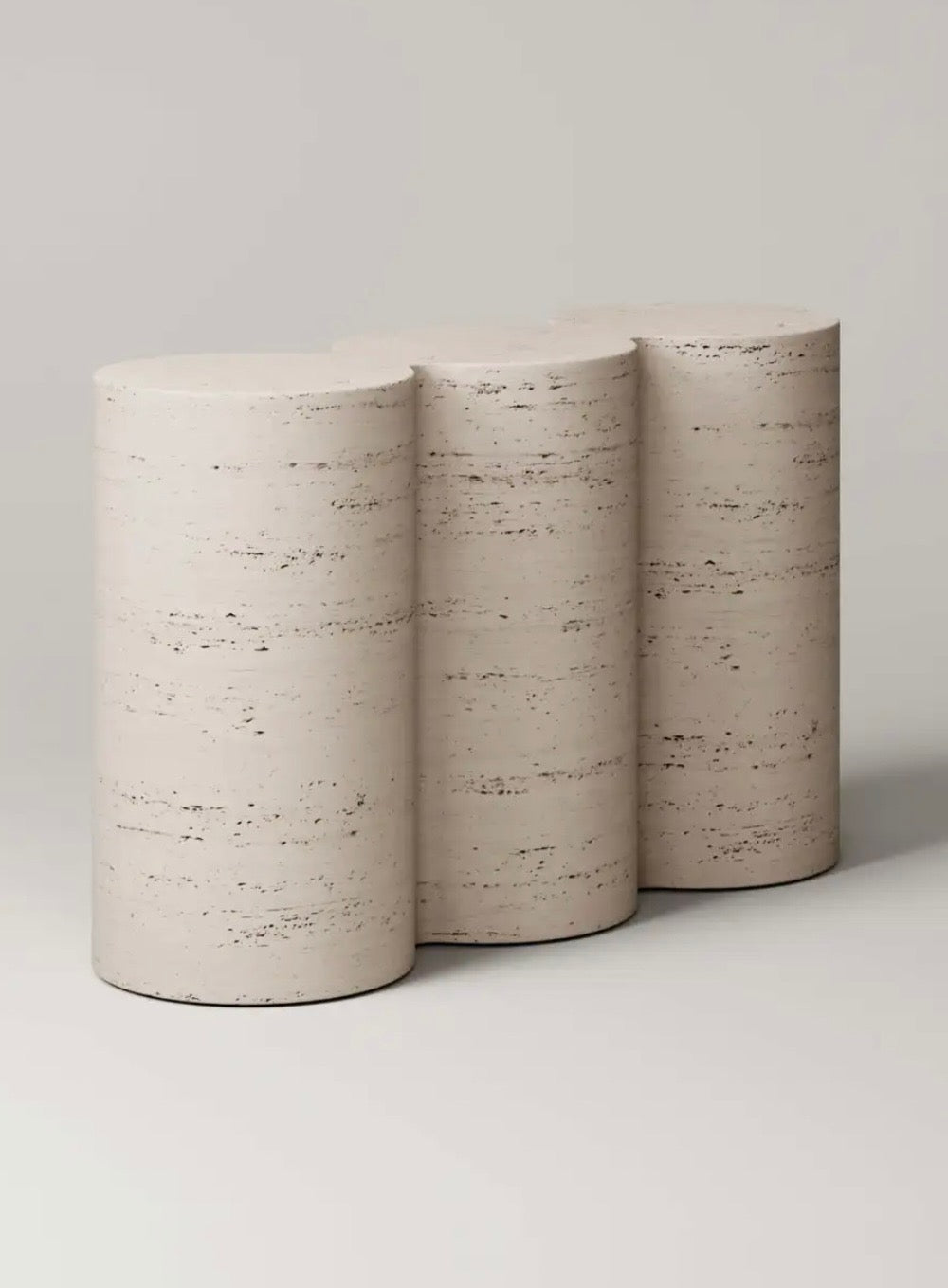 Cylinder console table