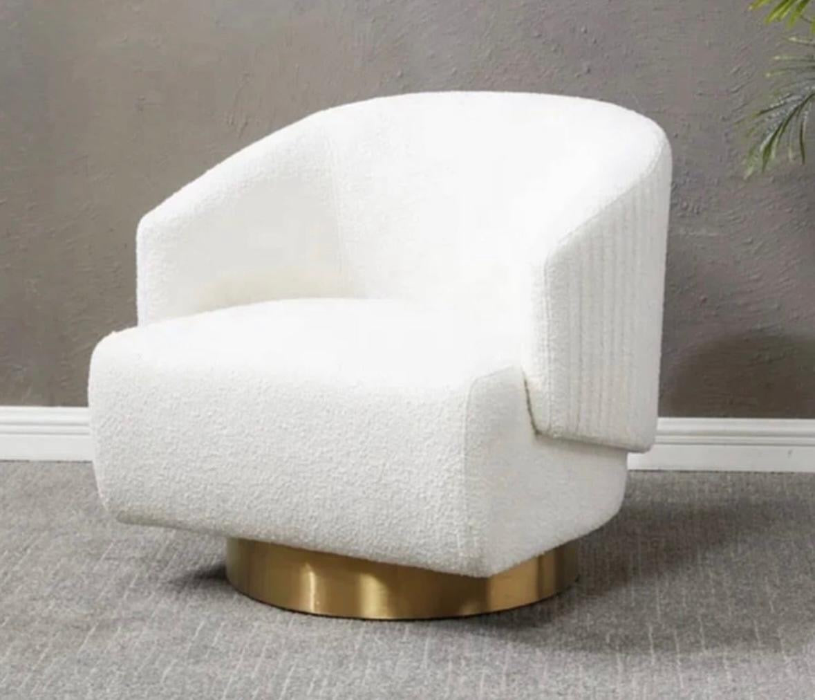 Wooden Stud Occasional Chair