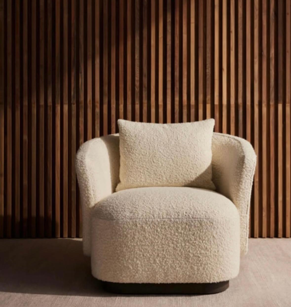 Umber Oval Occasional Chair